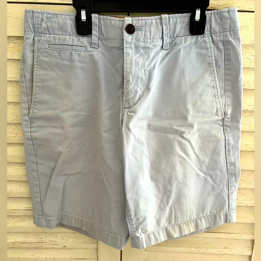 Gap Mens Shorts The Lived-In Cotton Chino Size 32 light Blue